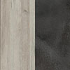 Дуб серый/Камень темный