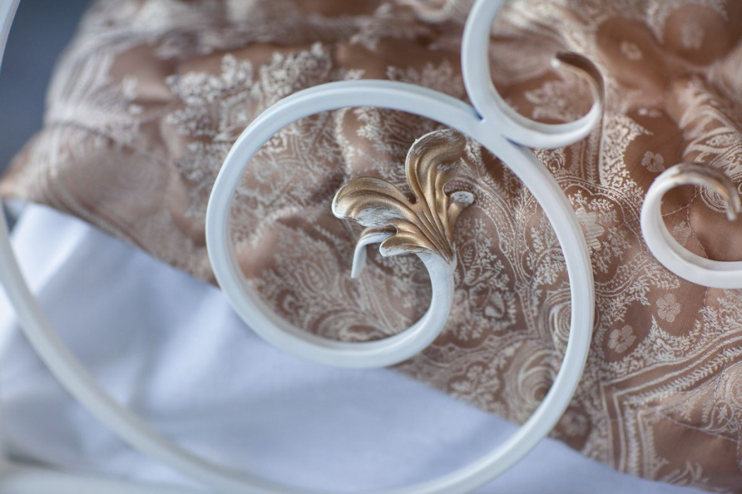 Кованые кровати, Кованая кровать Афина 1.8 с одной спинкой