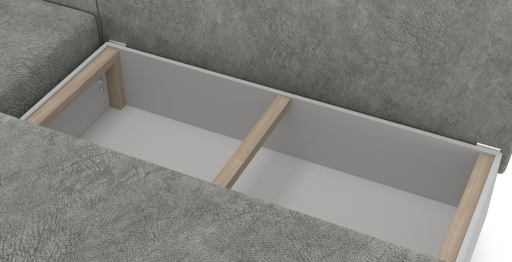 Угловой диван Каир Lux, велюр, левый