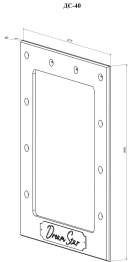 Стол туалетный с зеркалом ДримСтар-2