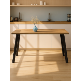 Стол деревянный Тринити Лофт 140 22 мм