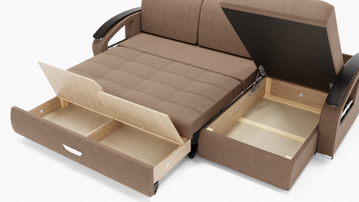 Диваны угловые в гостиную, Угловой диван Дубай-1 с оттоманкой ППУ, велюр