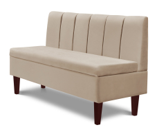 Диваны прямые, Диван прямой на ножках Лео 132, микровелюр