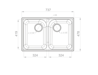 Мойка GranFest QUARZ Z15