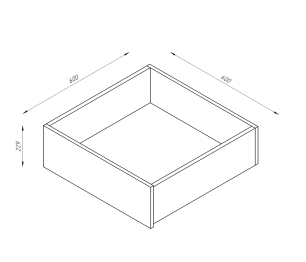 ОРИОН ящик под кровать выкатной 60 RU
