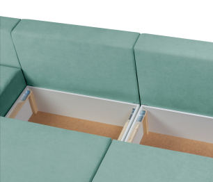 Диван модульный со спальным местом Мэдисон П-образный