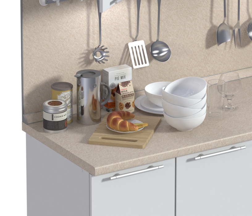 Столешницы, Столешница 38* 802*600 Фибра шелк F381 в упаковке