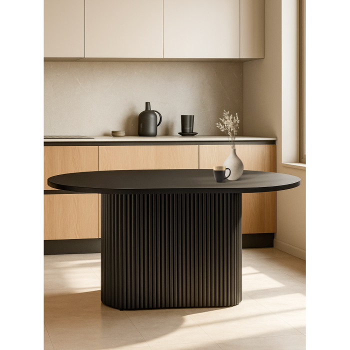 Обеденные столы, Стол Барон О 160 х 90 (черные ноги)