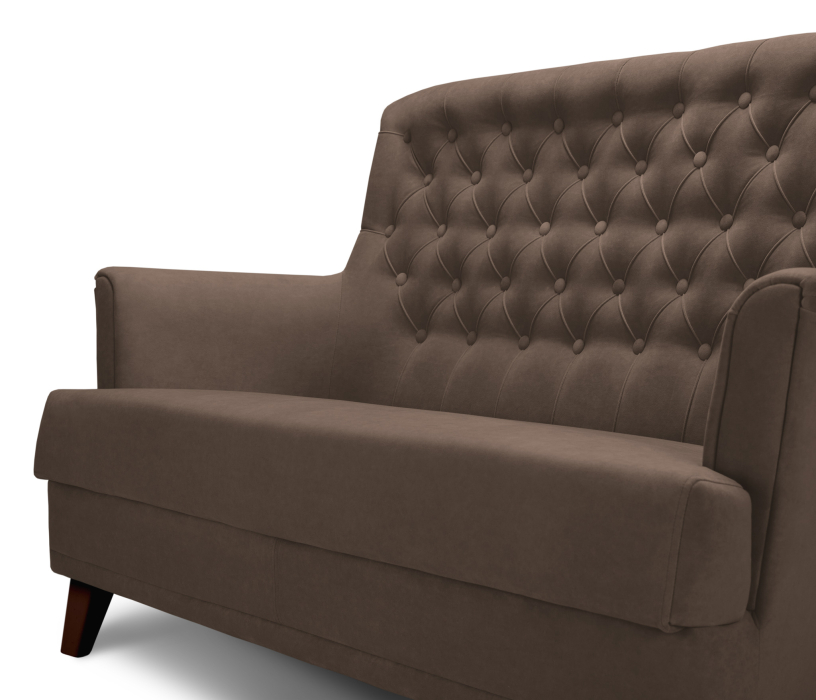 Диваны прямые кухонные, Диван прямой нераскладной Каприз, микровелюр