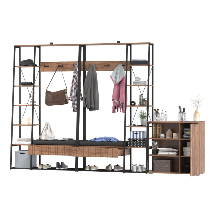 Прихожие, Мебель для прихожей Гранд 2х15.124N+16.222