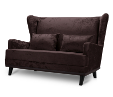 Дизайнерские диваны для гостиной, Диван прямой нераскладной Ритм, плюш