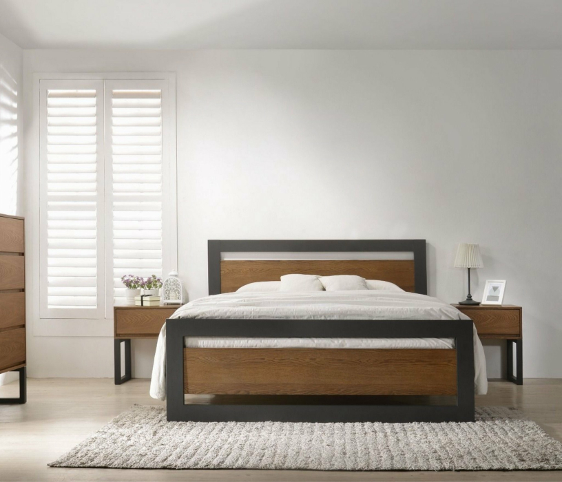 Кровати 160 см, Кровать в стиле лофт Чарльстон 1.6