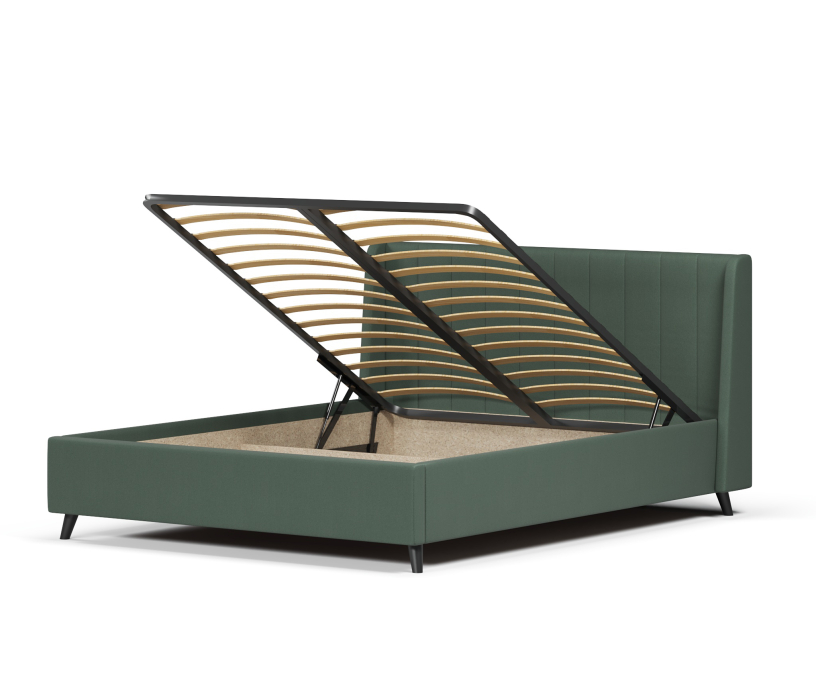 Мягкая кровать, Кровать Милла 180, велюр