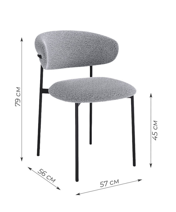 Стулья, Стул Kenner 309SD (Комплект 2шт.) велюр