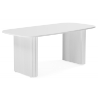 Обеденные столы, Деревянный стол Бавария 160*90 (белые ноги)