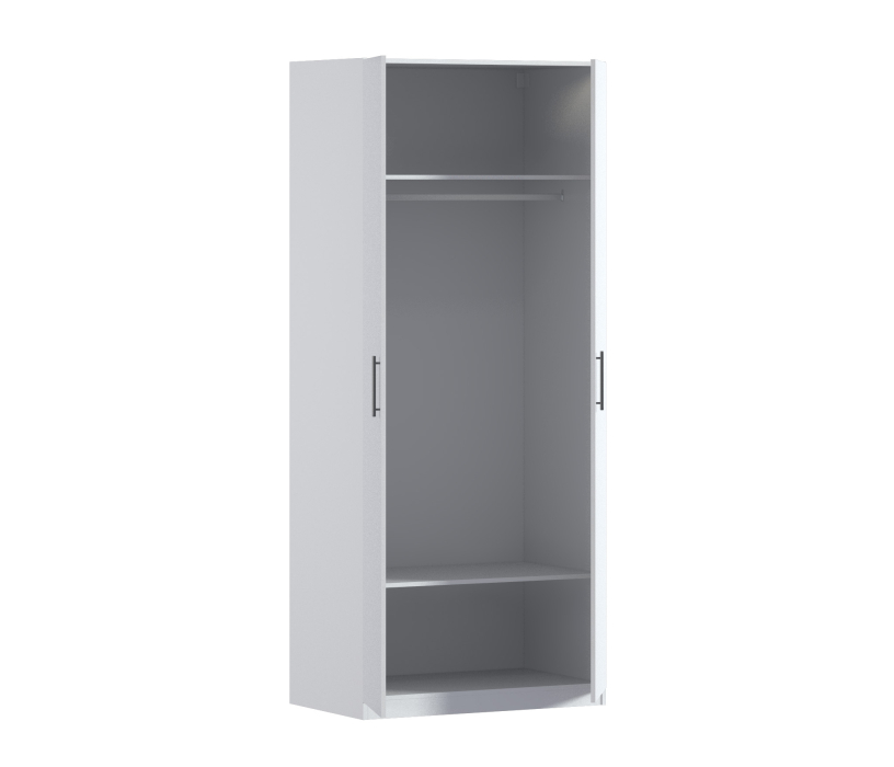 Для одежды, Шкаф двухдверный Макс 1000 мм, вариант №1 (ЛДСП)