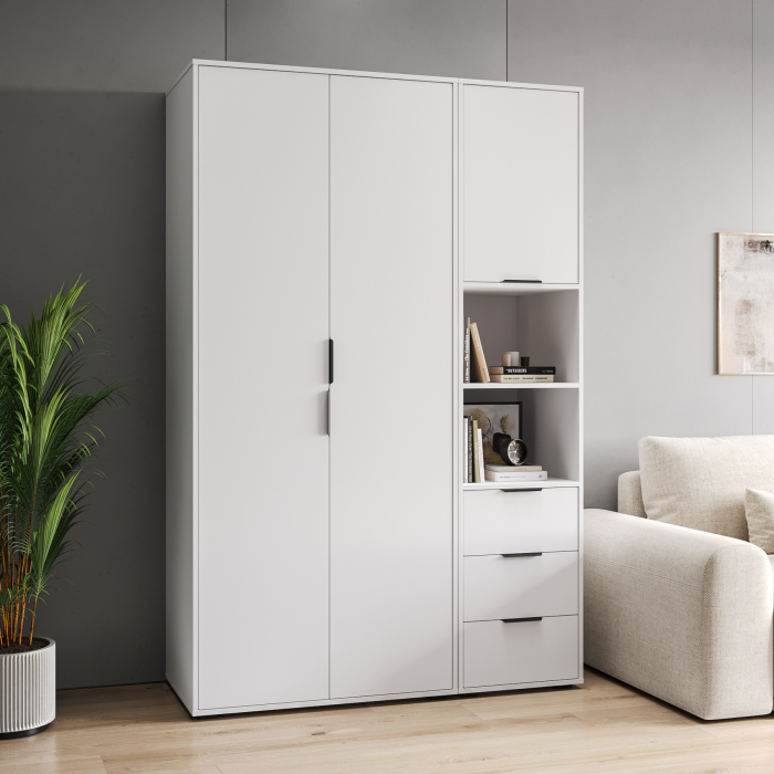 Шкафы двухстворчатые, Шкаф для одежды Оптима ОП-01