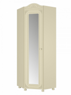 Угловые шкафы, Шкаф угловой с зеркалом Ассоль плюс АС-522К (левый с короной)