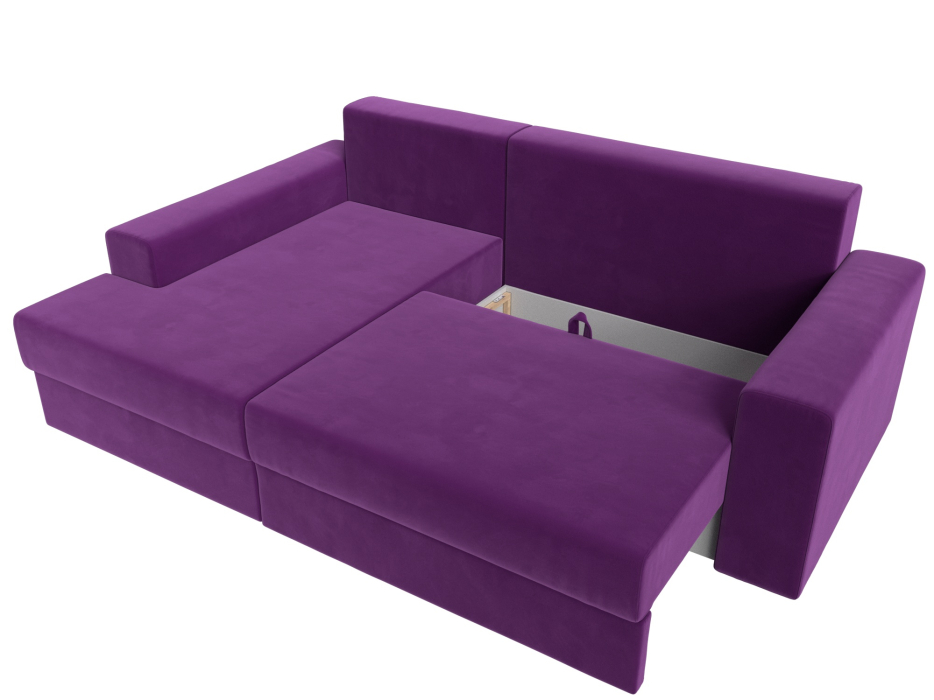 Офисные диваны, Угловой диван Майами левый угол, микровельвет