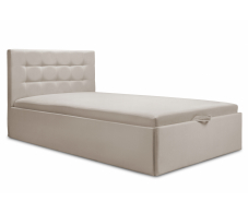 Мягкая кровать, Кровать тахта Слип 90 с подъемным механизмом, микровелюр