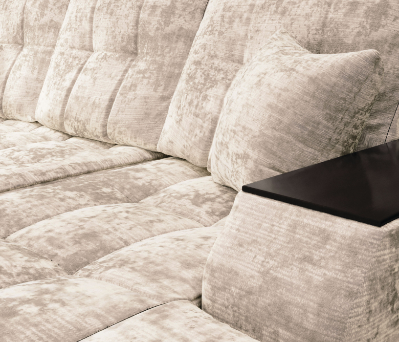 Диваны угловые в гостиную, Угловой диван-кровать Лас-Вегас правый, шенилл