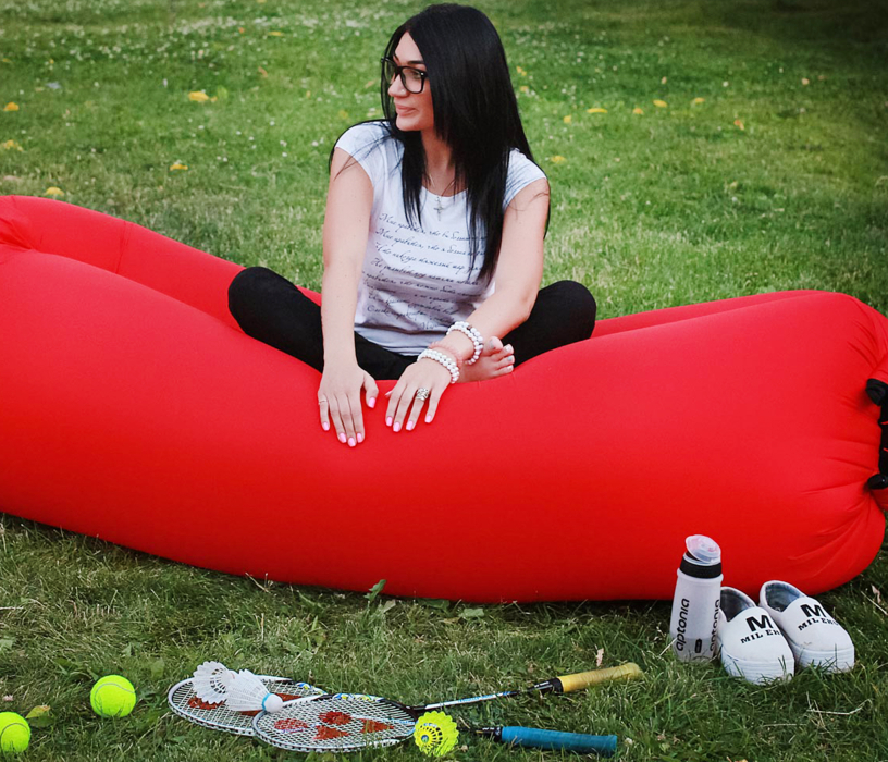 Бескаркасные диваны, Надувной шезлонг (ламзак, биван) Airpuf