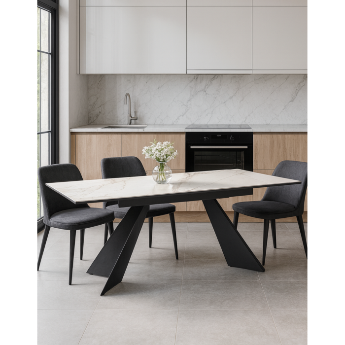 Обеденные столы, Керамический стол Ливи 140х80х78