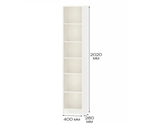 Стеллаж книжный Тинтон, с регулируемыми полками