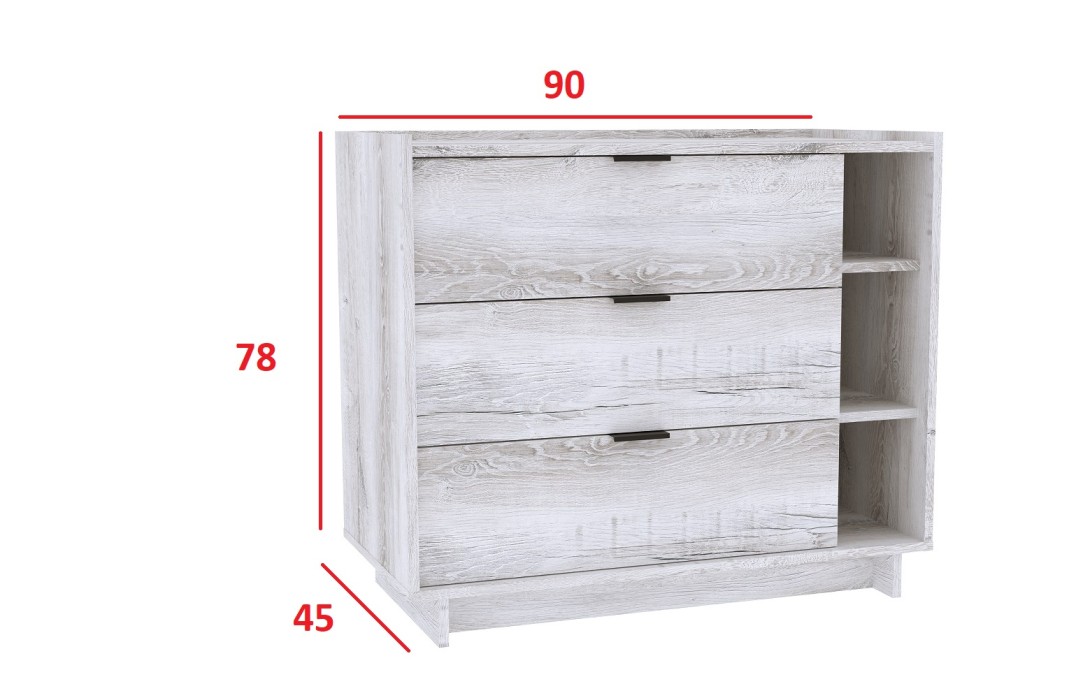 Стенки для гостиной, Гостиная Флекс. Комплект 3, Дуб Шавиниган