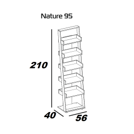 Стеллаж Nature 95