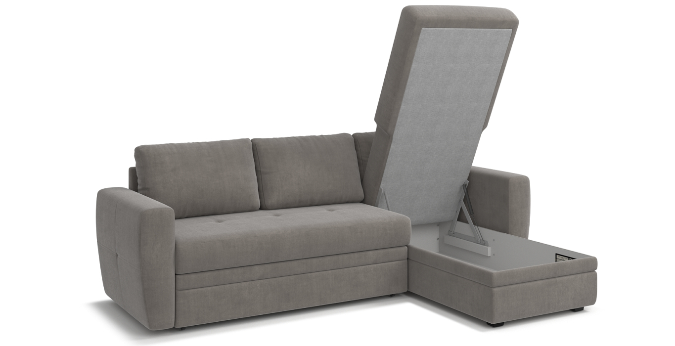 Диваны угловые в гостиную, Угловой диван-кровать Лакки