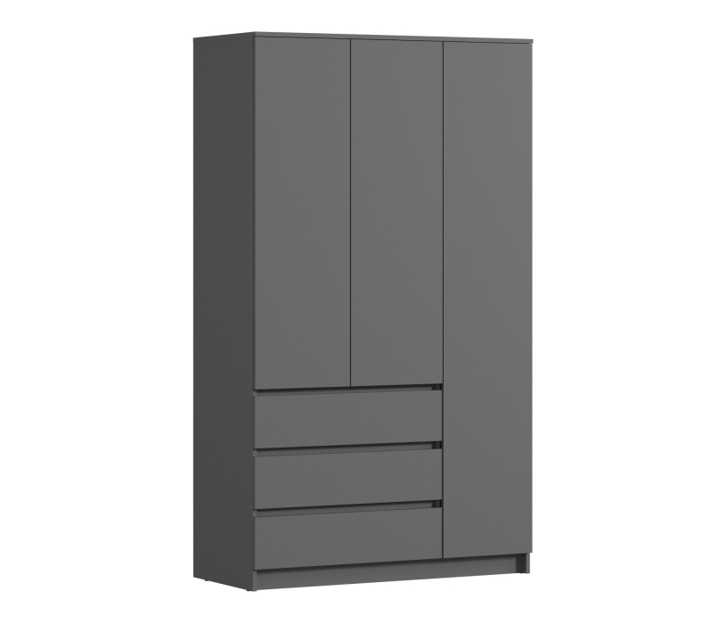 Шкафы распашные, Шкаф 3 дверный с ящиками Леон СБ-3363