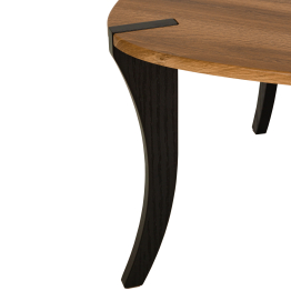 Стол журнальный БьютиСтайл 35 дуб вотан/черный