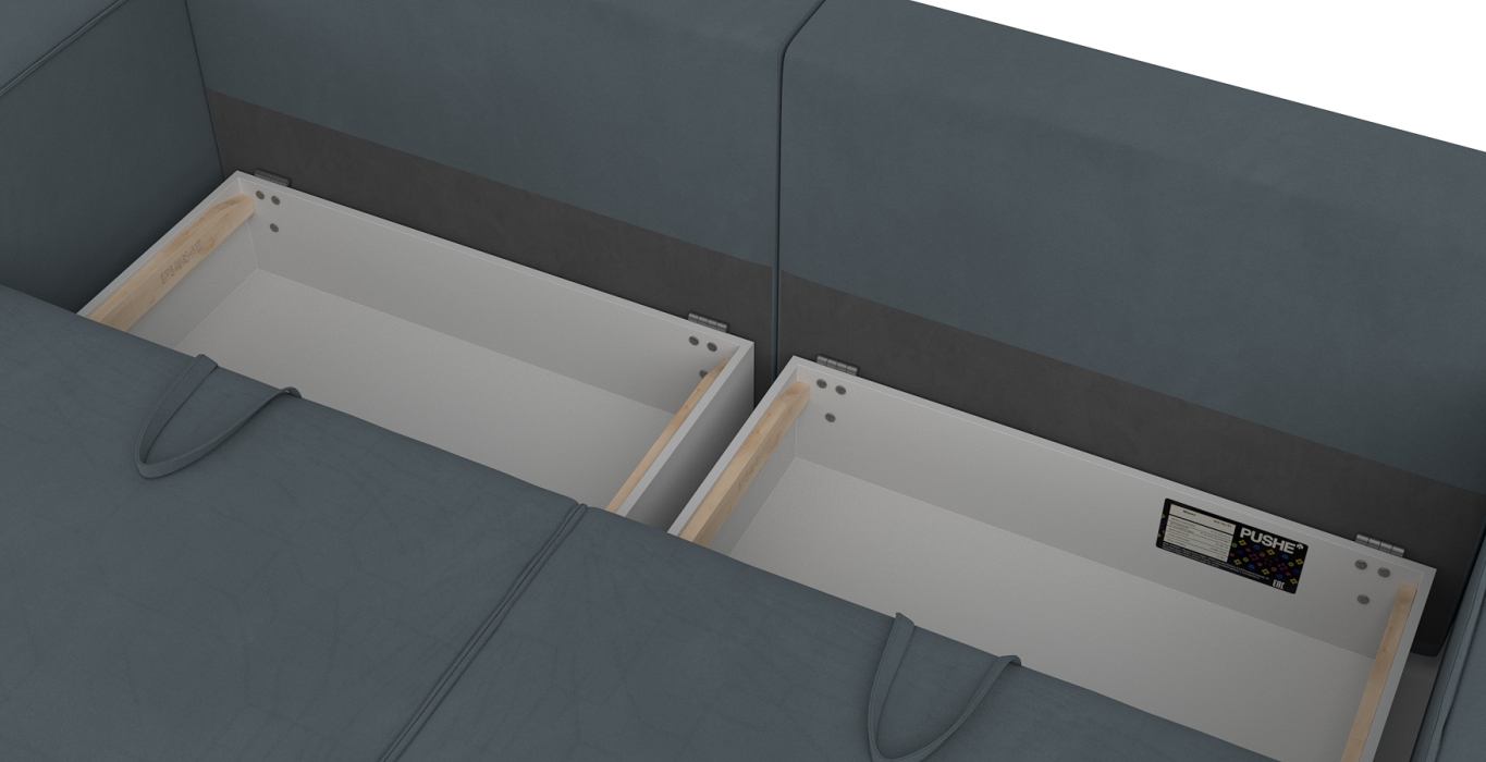 Дизайнерские диваны для гостиной, Диван-кровать Детройт