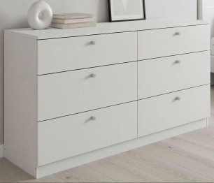 Комод 140х40х72 см, Теви 6 ящиков