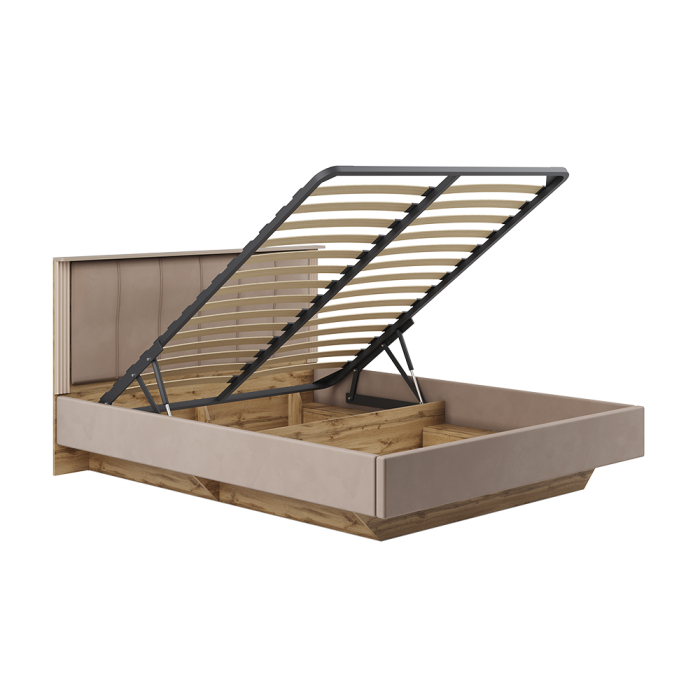 Мягкая кровать, Кровать 160х200 с подъемным механизмом Дюна