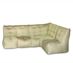 Модульный диван SHAPE (бескаркасный) угловой +3