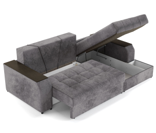 Угловой диван-кровать Лас-Вегас правый, шенилл