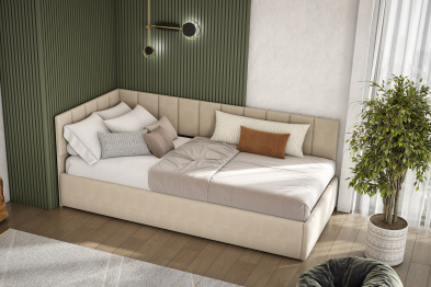 Кровать "КР 3" (0,9х2,0 мягкая)