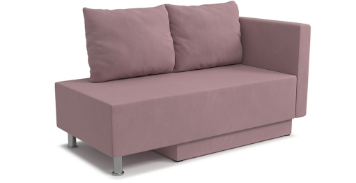 Кушетка Леон Lux, универсальный,  велюр