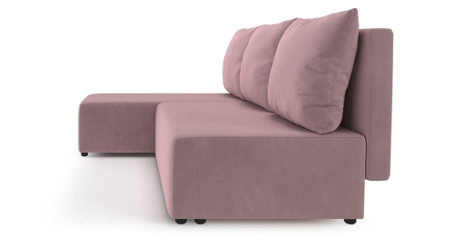 Угловой диван Каир Lux, велюр, левый