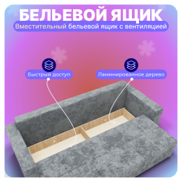 Прямой диван Рио, ППУ, Симпл