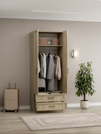 Шкаф распашной МДФ ШК-2/2