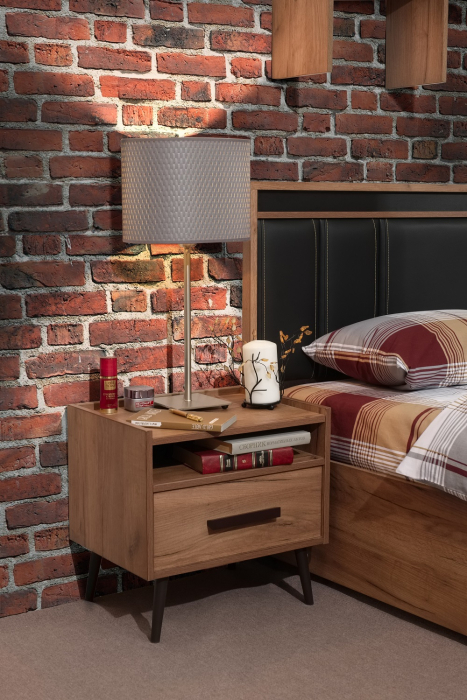 Спальные гарнитуры, Спальня NATURE Крафт. Комплект 1