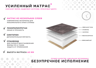 Диван-кровать Каир NEW, велюр