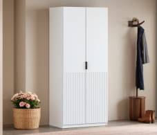 В спальню, Шкаф двухдверный Макс 1000 мм, вариант №1 (ЛДСП/МДФ)