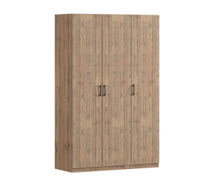 Шкаф трехдверный Макс 1500 мм, вариант №4 (ЛДСП, корпус дуб вотан)