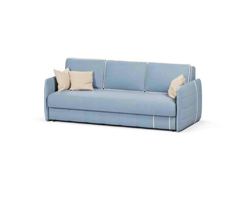 Диваны прямые, Диван-кровать еврокнижка Любек,велюр