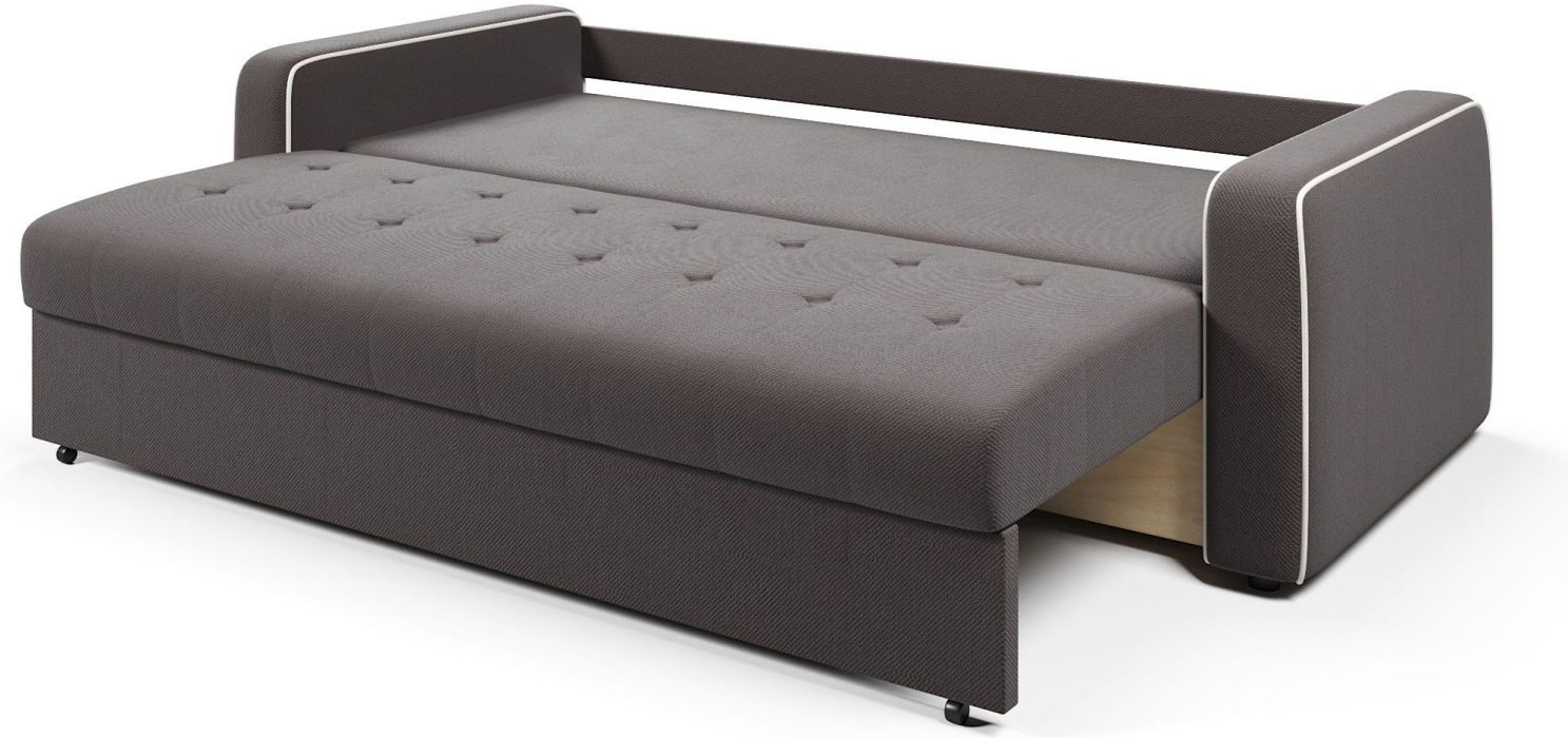 Диваны еврокнижки, Диван-кровать прямой Атланта с кантом еврокнижка,велюр