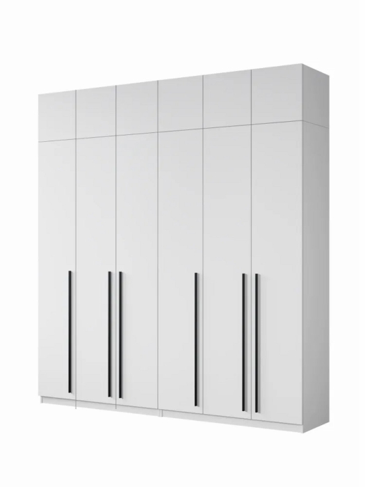 Шкафы распашные, Шкаф распашной 6-ти дверный с антресолью София 2600х2400х520 мм